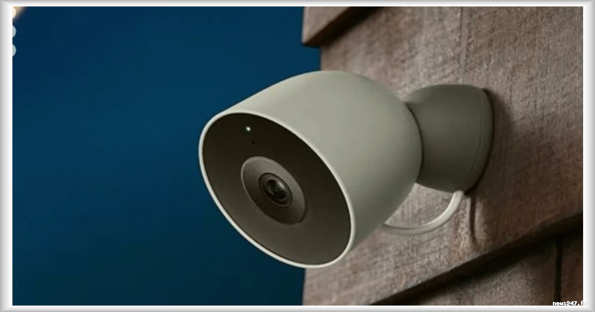 La Google Nest Cam Outdoor 2K en promotion sur Amazon