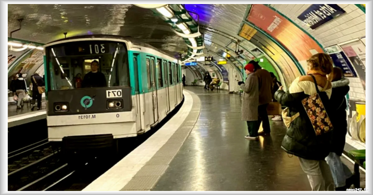 La ligne 3 du métro de Paris partiellement fermée pour un mois à partir de ce mercredi