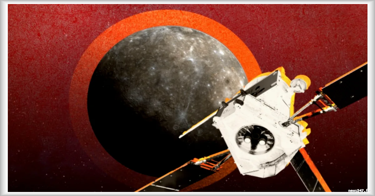 La mission BepiColombo arrive aux portes de Mercure après un voyage de 9,3 milliards de kilomètres