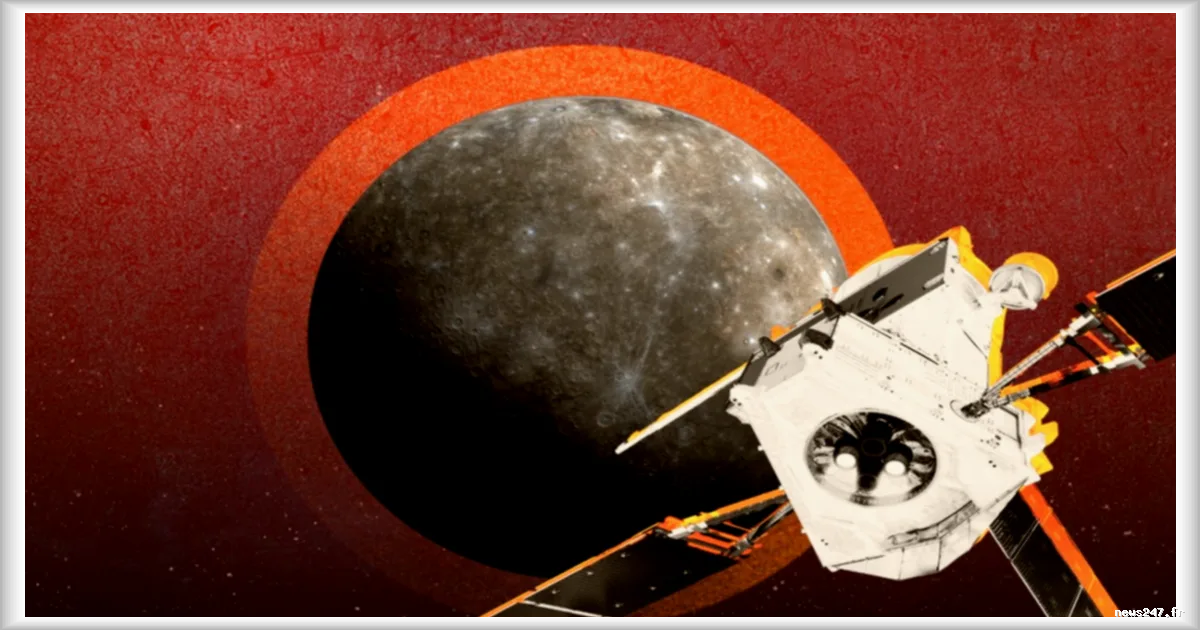 La mission BepiColombo arrive aux portes de Mercure après un voyage de 9,3 milliards de kilomètres