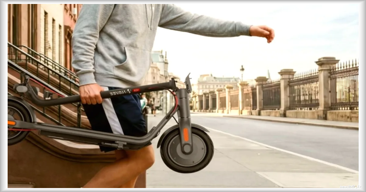 La Navee V25, une trottinette électrique à moins de 225 €, mise en avant par Frandroid