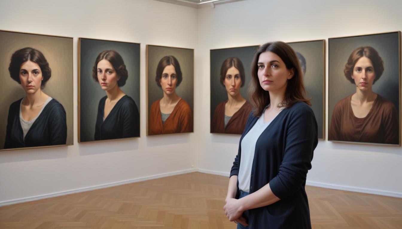 La peintre géorgienne Elene Shatberashvili expose son art contemporain à Bruxelles