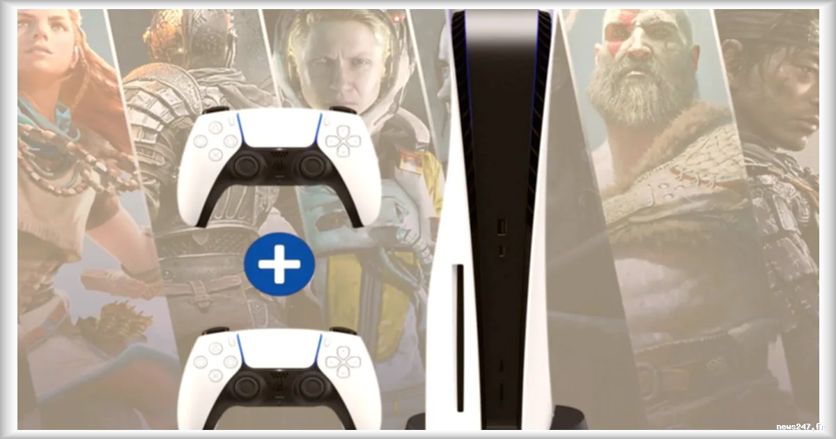 La PlayStation 5 en pack avec deux manettes à moins de 600 € sur Amazon