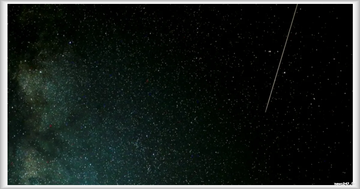 La pluie de météores des Perséides : un spectacle lumineux exceptionnel attendu dans la nuit du 12 au 13 août