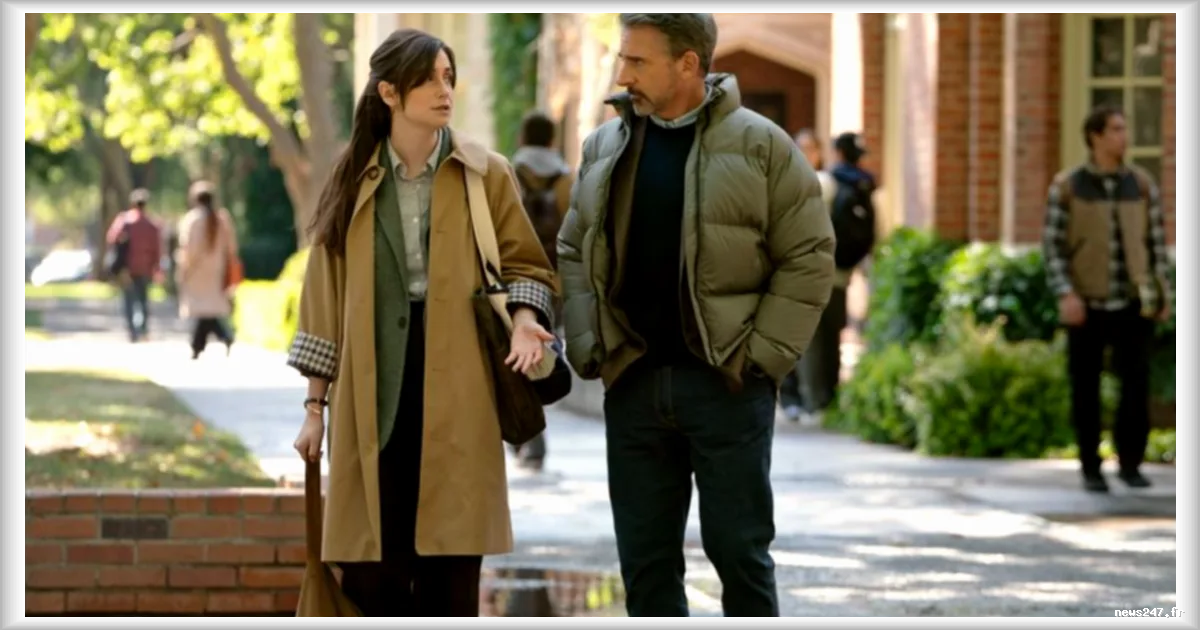 La série comique "Rooster" met Steve Carell dans de beaux draps à la fac