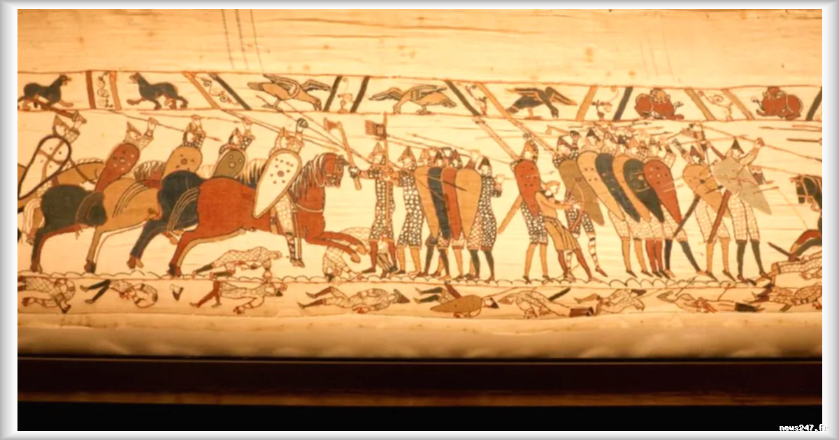 La tapisserie de Bayeux arrive au British Museum de Londres sans altération visible