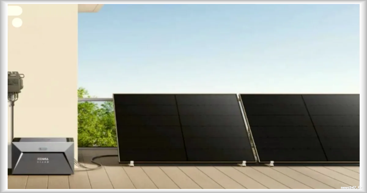 L'ajout d'une batterie aux panneaux solaires de balcon : une rentabilite incertaine selon une etude