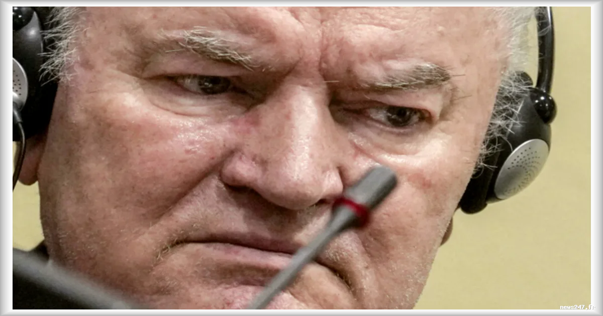 L’ancien chef militaire des Serbes de Bosnie, Ratko Mladić, meurt à La Haye
