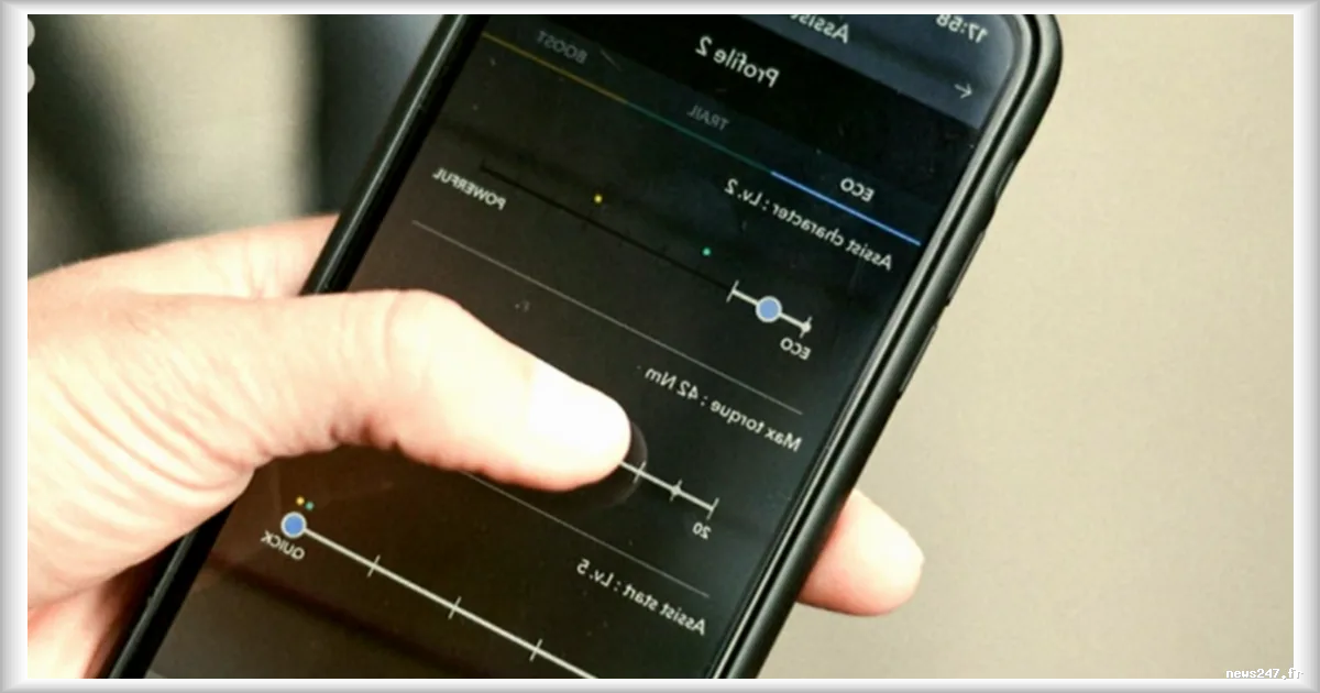 L'application E-Tube Project de Shimano dysfonctionne avec Android 17
