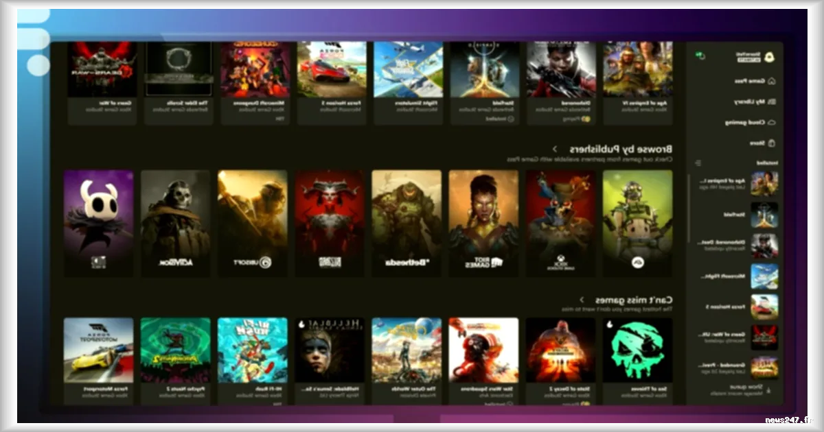 L'application Xbox s'ouvre aux jeux et logiciels tiers
