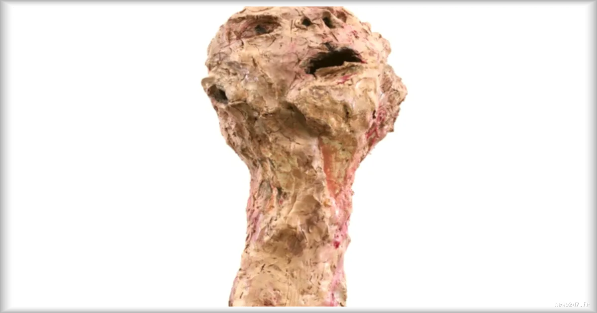 L'artiste Huma Bhabha expose ses sculptures a l'Institut Giacometti de Paris