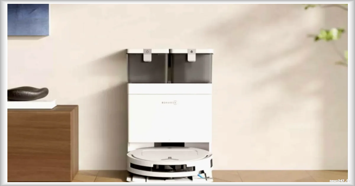 L'aspirateur robot Ecovacs Deebot T50 Omni Gen 3 à moins de 400 € chez Boulanger