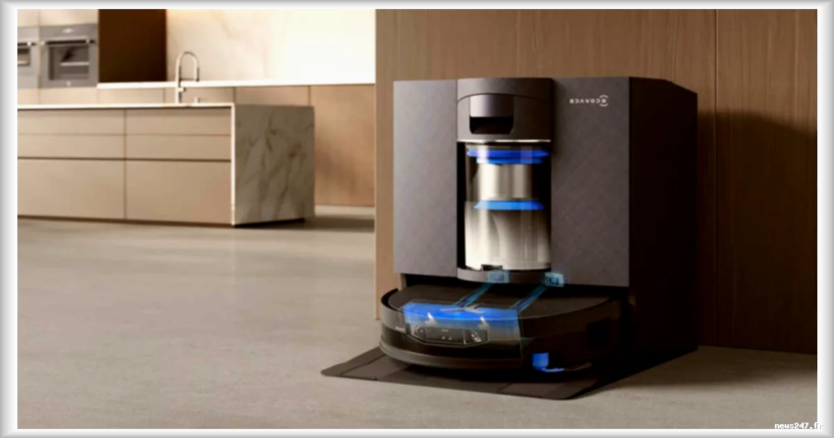 L'aspirateur robot laveur Ecovacs Deebot X12 OmniCyclone en promotion avec une réduction de 150 €