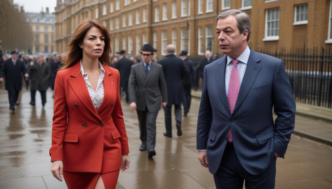 Laure Ferrari, conseillère politique de l'ombre de Nigel Farage, leader de l'extrême droite britannique