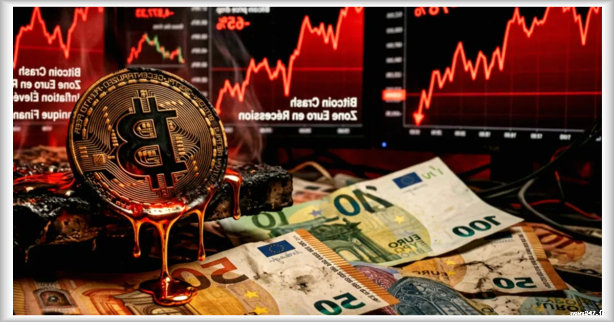 Le Bitcoin chute brutalement sous l’effet d’un flash crash entre 61 000 $ et 58 000 $
