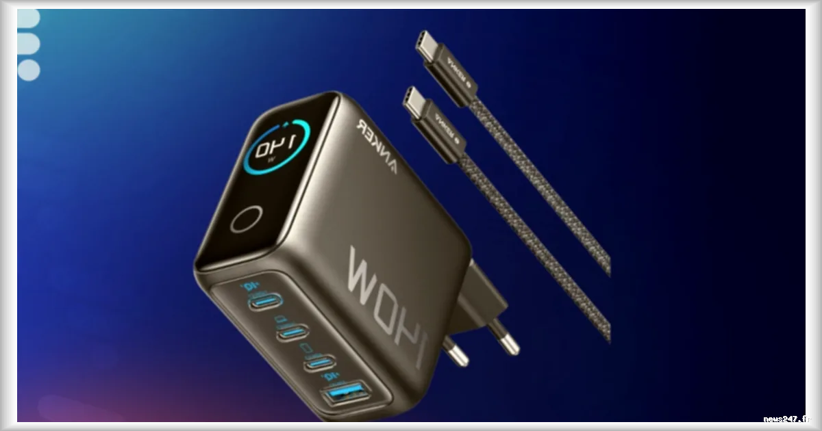 Le chargeur Anker Zolo de 140 W en promotion chez Amazon : ce qu'il faut savoir