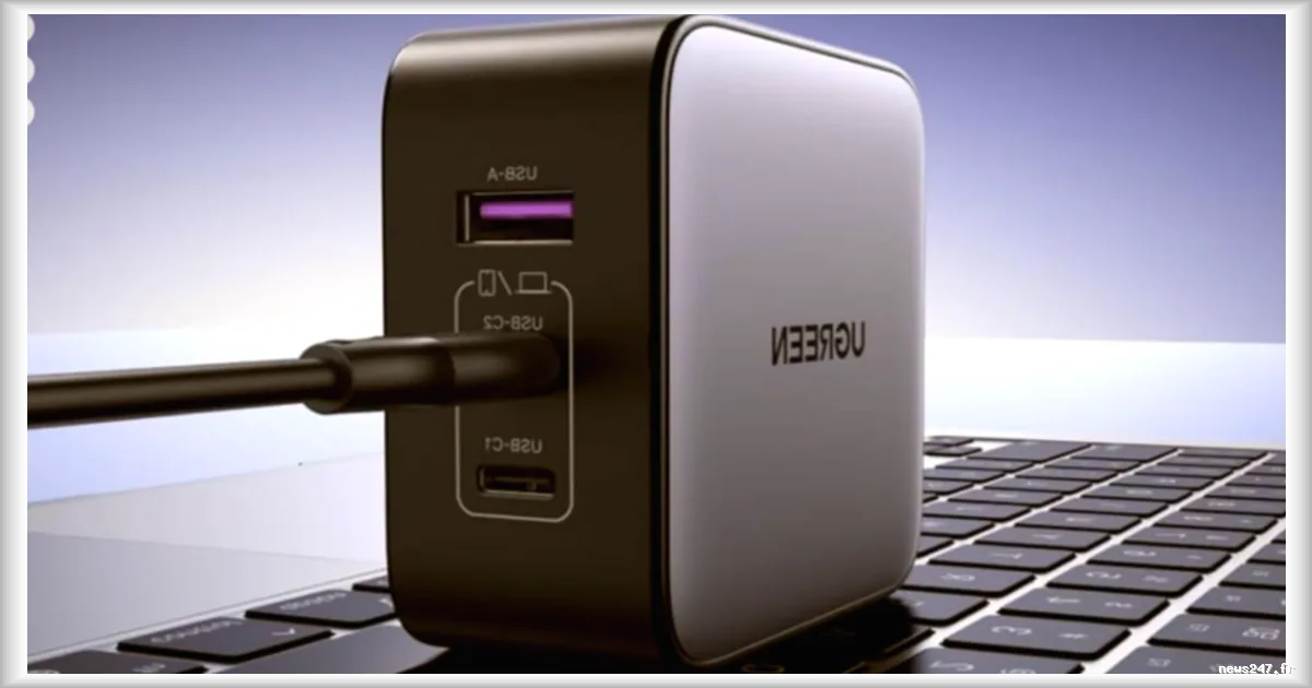 Le chargeur Ugreen Nexode à -50 % sur Amazon : un équipement voyageur polyvalent et puissant