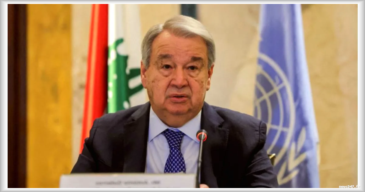 Le chef de l'ONU exhorte à mettre fin au cauchemar de la guerre au Soudan