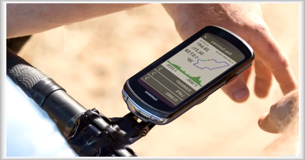 Le compteur GPS Garmin Edge 1040 Solar en promotion à -130 € pour les passionnés de cyclisme