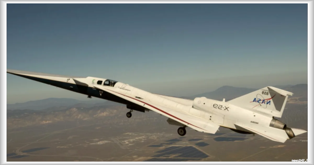Le deuxième vol du X-59 de la Nasa : un atterrissage prématuré après 9 minutes