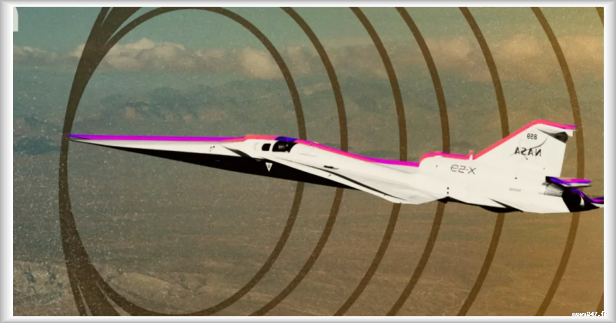 Le jet supersonique X-59 de la NASA frôle le mur du son lors de ses essais au-dessus du désert des Mojaves