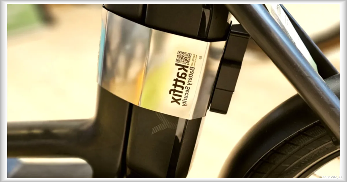 Le Katt'fix : un antivol en acier de 500 grammes pour protéger les batteries des vélos électriques
