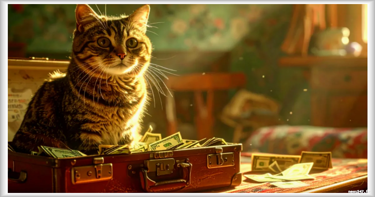 Le memecoin CASHCAT explose de 120 % en une journée sur la blockchain de Robinhood