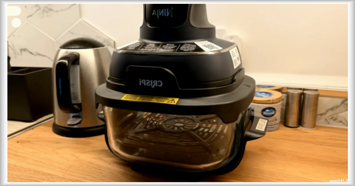 Le Ninja Crispi, un air fryer modulaire en verre qui change la donne