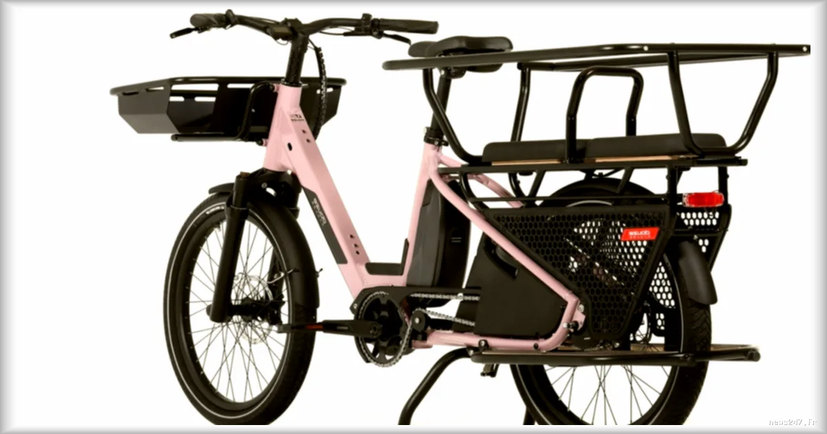 Le nouveau vélo longtail électrique Douze LT24 : plus pratique et confortable