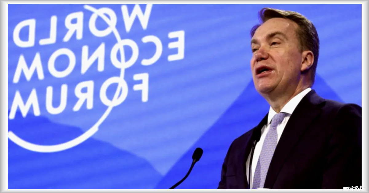 Le patron du Forum de Davos, Borge Brende, annonce sa démission suite à son implication dans l'affaire Epstein
