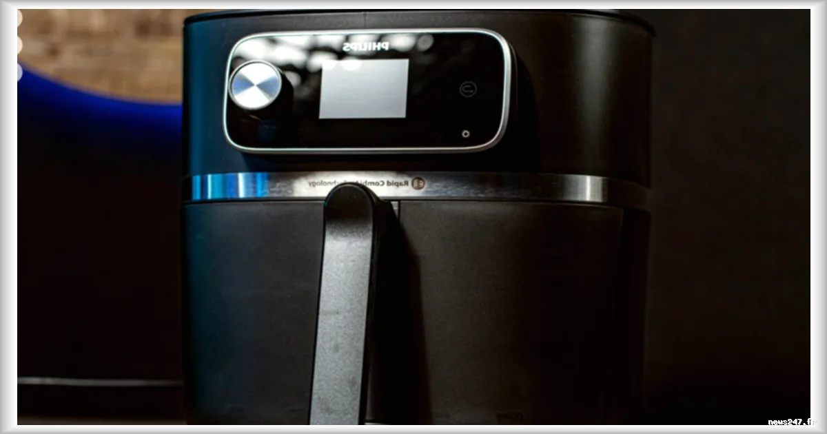 Le Philips HD9880, un air fryer connecté de luxe, beneficie d'une reduction de prix