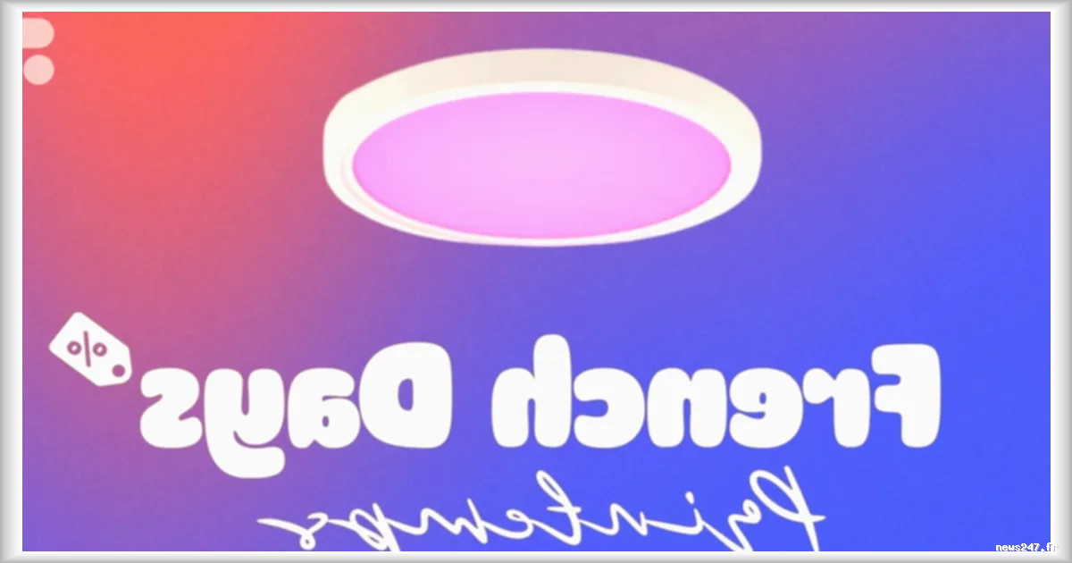 Le plafonnier connecté Philips Hue Devote en promotion pendant les French Days avec une réduction de 31%