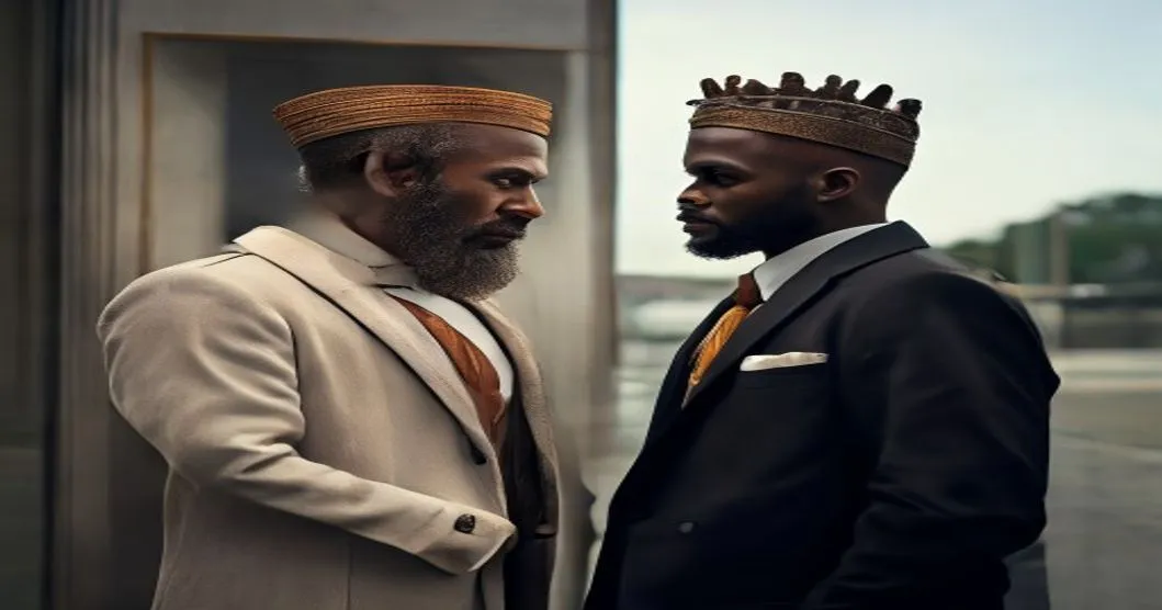 Le portrait du roi Béhanzin, un croisement entre art contemporain et pièces historiques