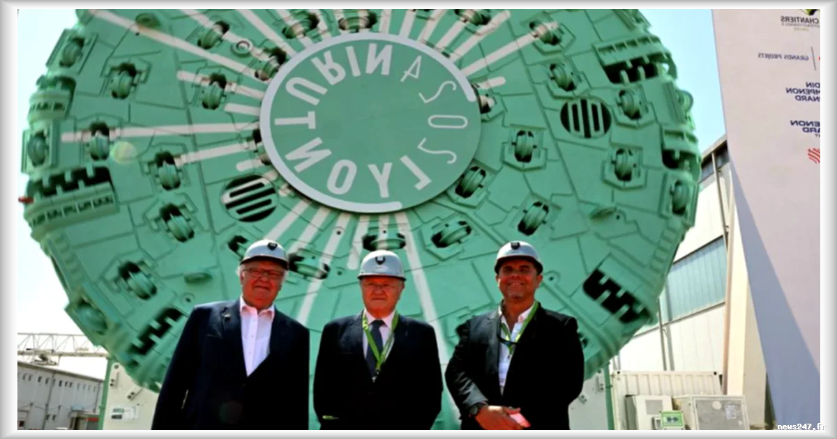 Le premier tunnelier du chantier Lyon-Turin prêt à creuser