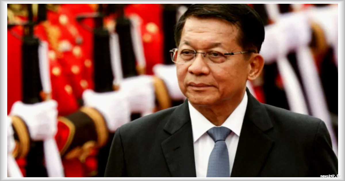 Le président birman Min Aung Hlaing se rend en Russie pour rencontrer Poutine