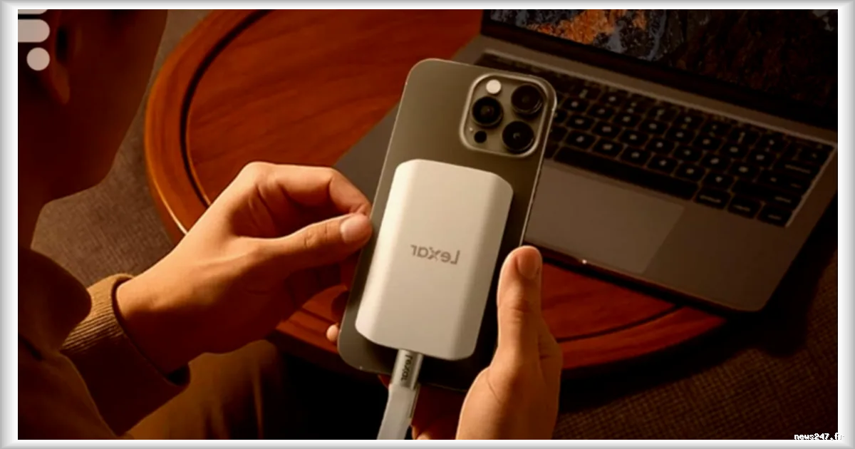 Le prix du SSD portable Lexar ES5 compatible MagSafe chute à 159,98 euros sur Amazon