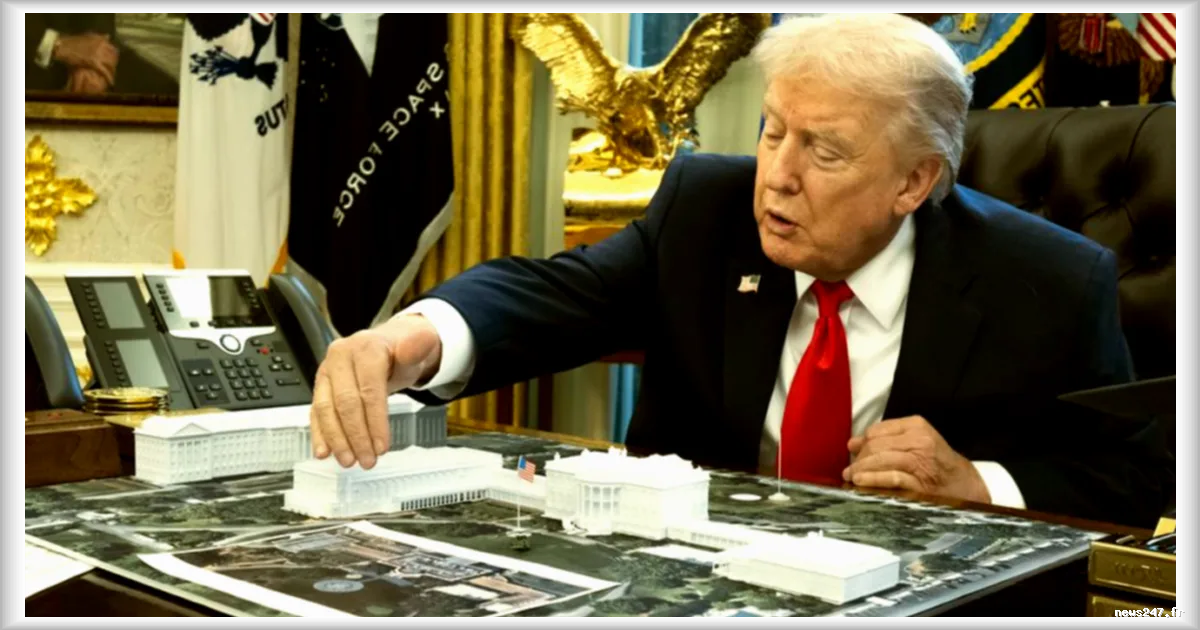 Le projet d'arc de triomphe de Donald Trump à Washington
