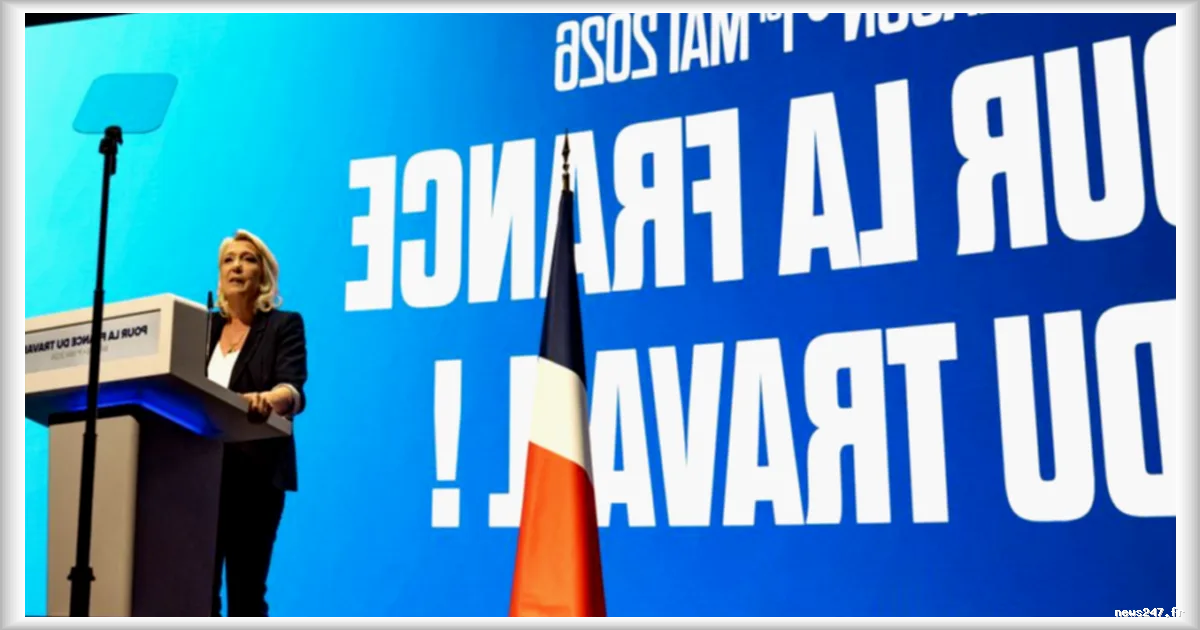 Le Rassemblement National tient un meeting à Mâcon en vue de la présidentielle