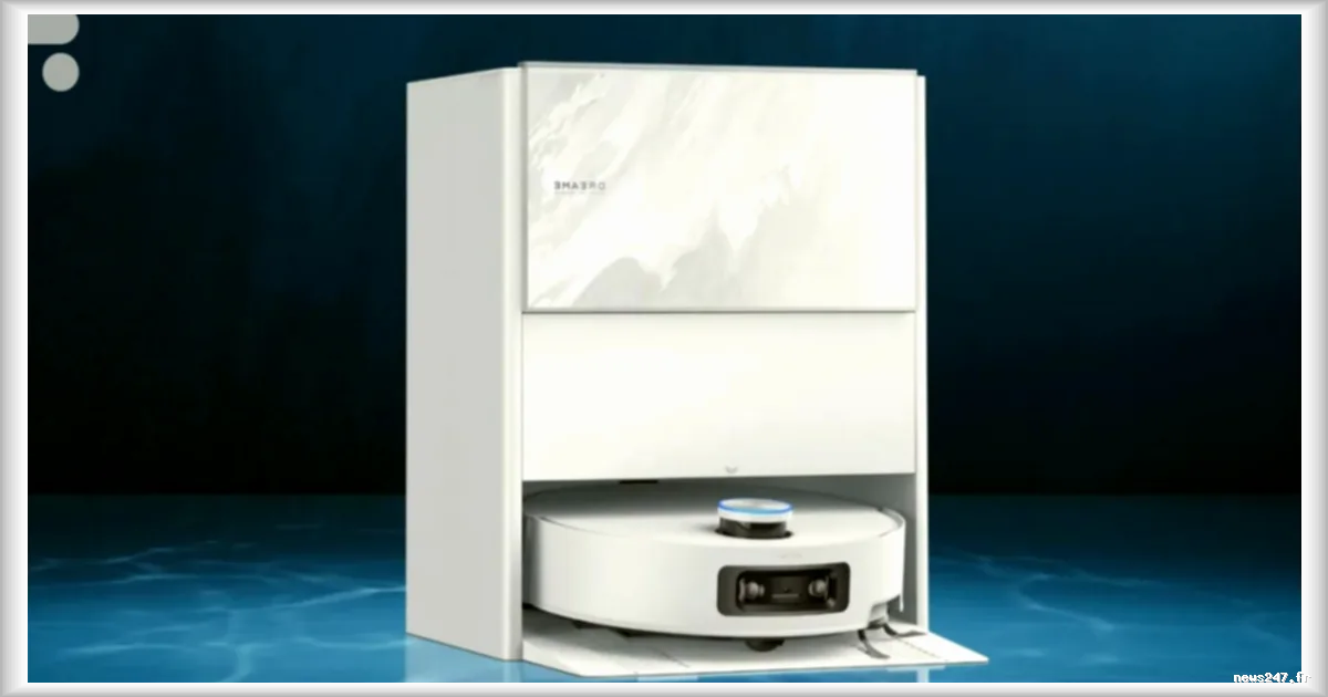 Le robot aspirateur-laveur Dreame Aqua10 Ultra Track Complete franchit des obstacles hauts de 6 cm