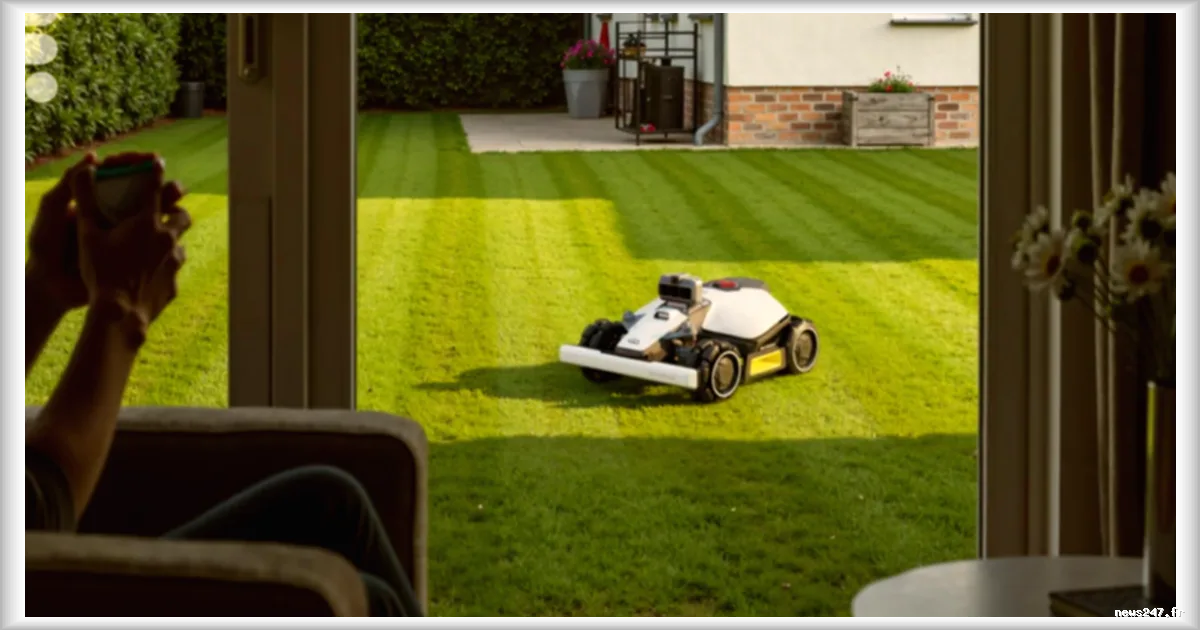 Le robot tondeuse Mammotion Luba Mini AWD LiDAR révolutionne l'entretien des grands jardins