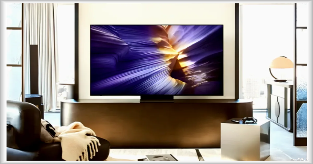 Le Samsung 65S90F, un TV QD-OLED de 65 pouces à moitié prix