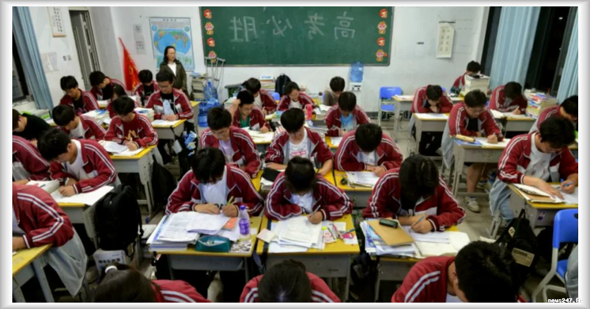 Le scandale des lycéens constipés en Chine, une situation alarmante selon une enquête