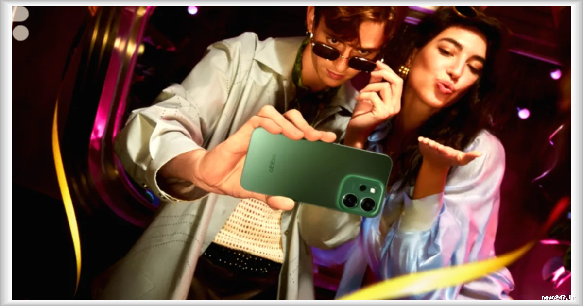 Le smartphone Oppo Reno 14 FS (OLED, 6 000 mAh, IP69) voit son prix chuter de 30 % sur le marché du milieu de gamme