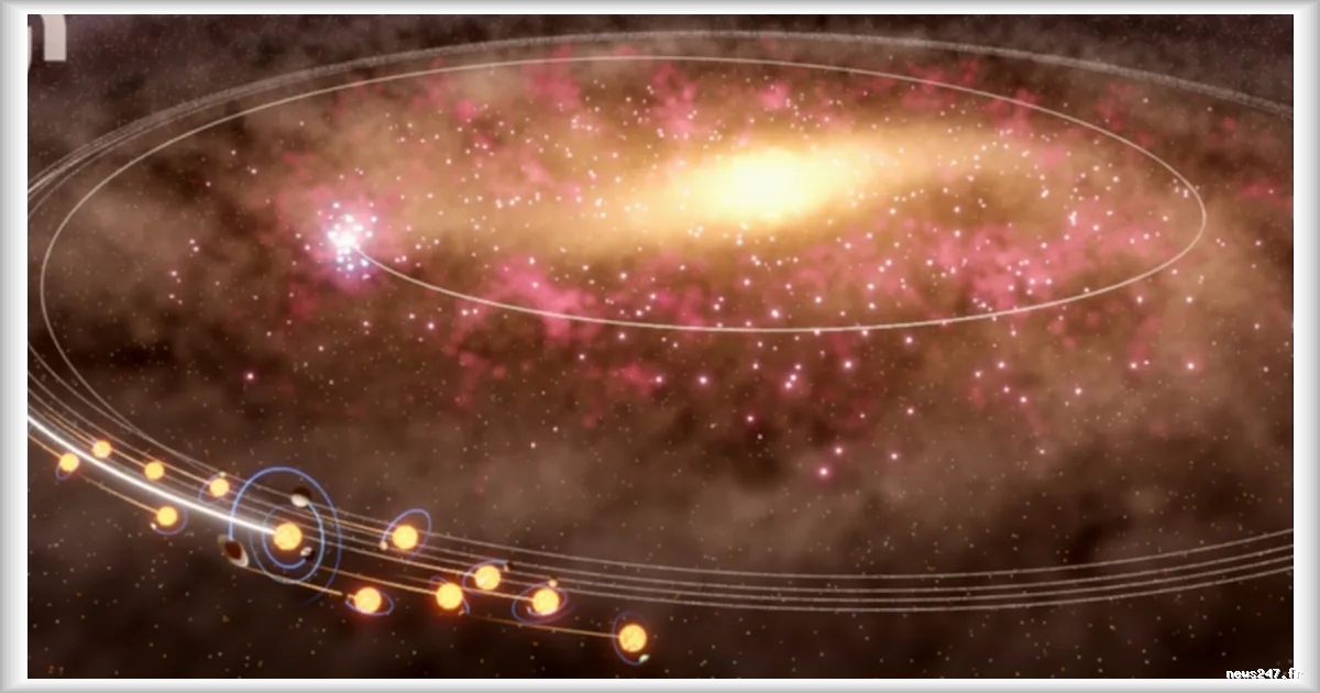 Le Soleil a quitté le centre de la Galaxie il y a bien longtemps, et il n’est pas parti seul