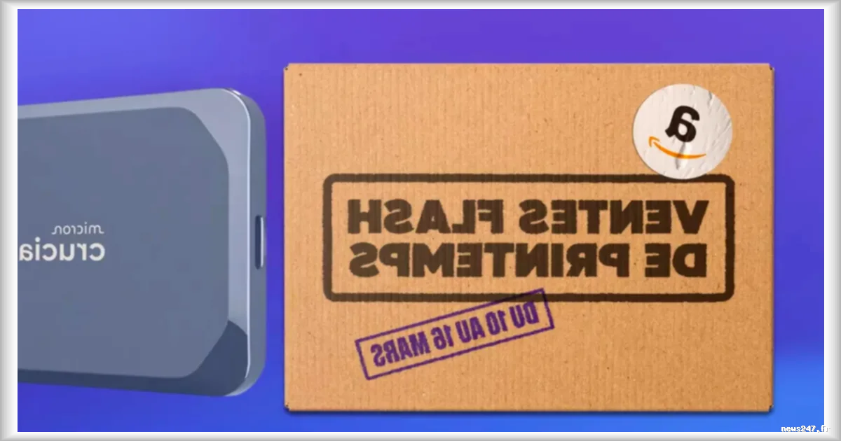 Le SSD externe Crucial X10 2 To voit son prix baisser de 50 € sur Amazon