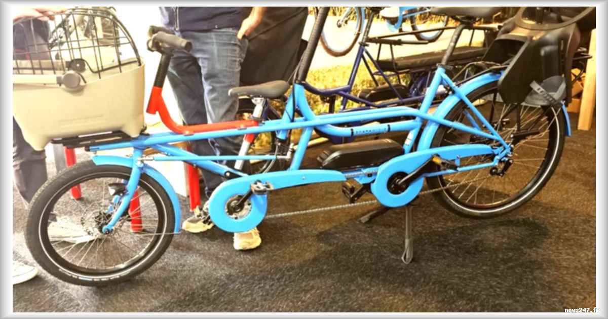 Le tandem électrique Bicicapace : une nouveauté surprenante pour pédaler en famille