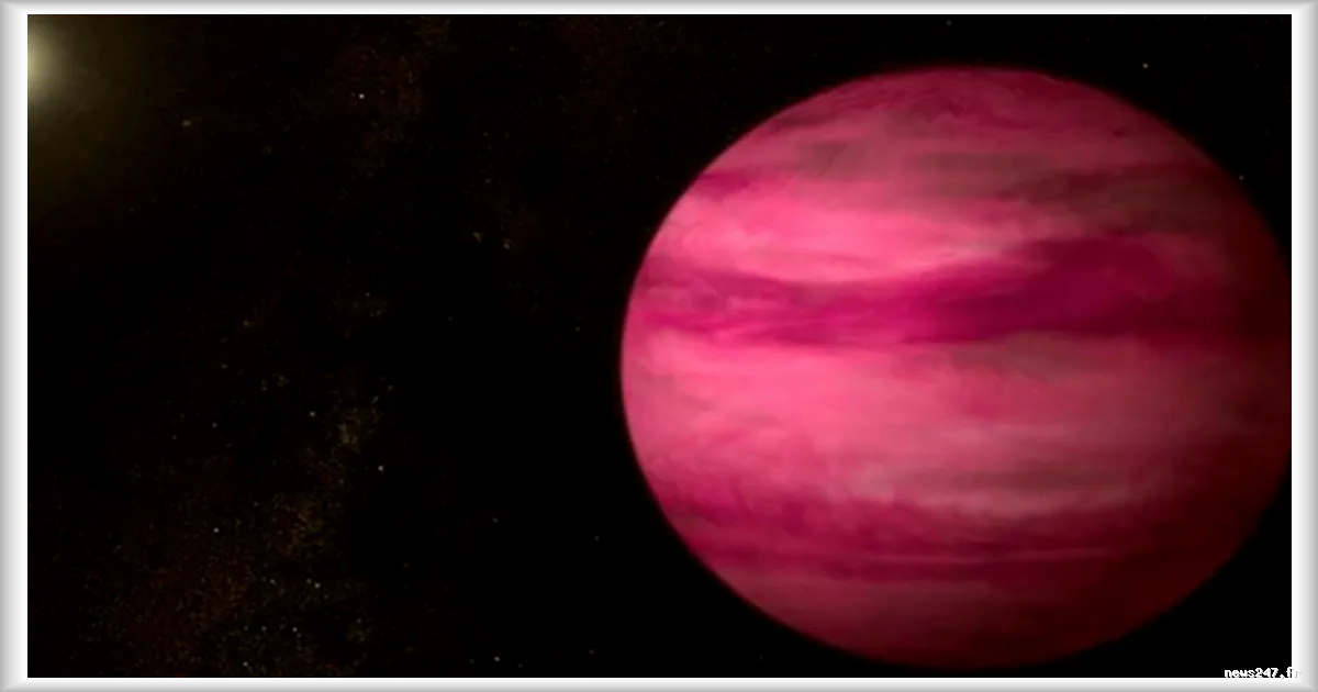 Le télescope James Webb découvre une exoplanète rose aux nuages de sel à 57 années-lumière de la Terre
