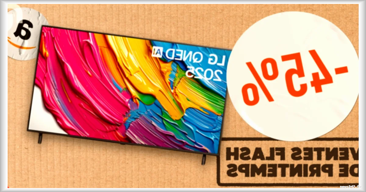 Le téléviseur QNED 4K de LG à près de moitié prix pour les Ventes Flash d’Amazon