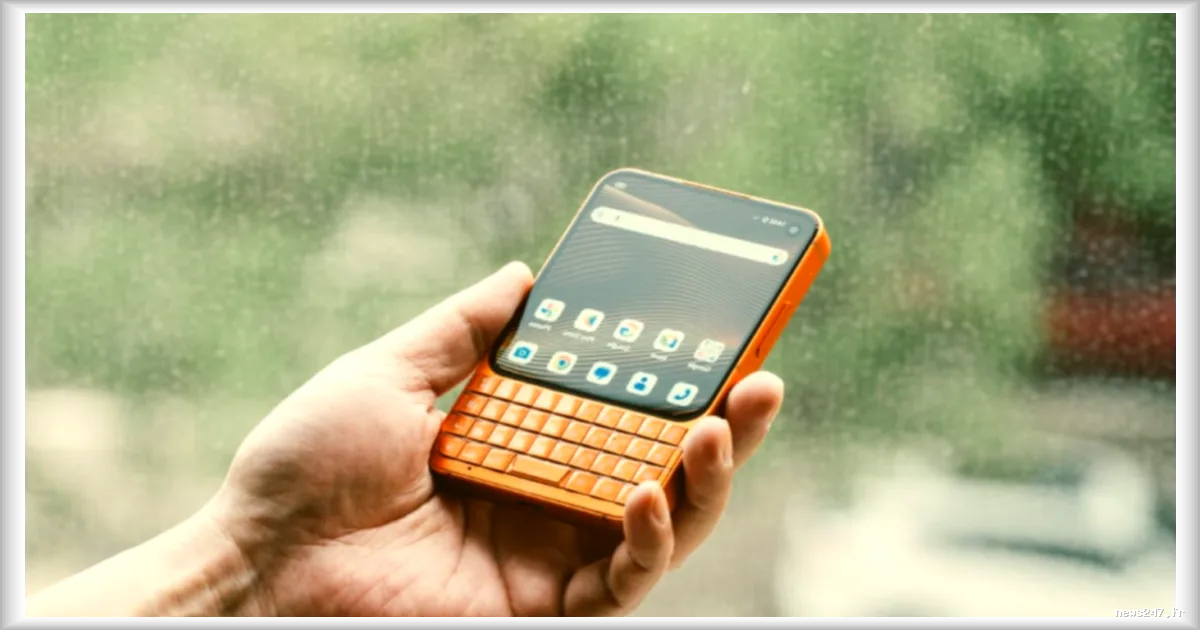 Le Titan 2 Elite : un smartphone Android compact avec clavier physique rappelant le BlackBerry