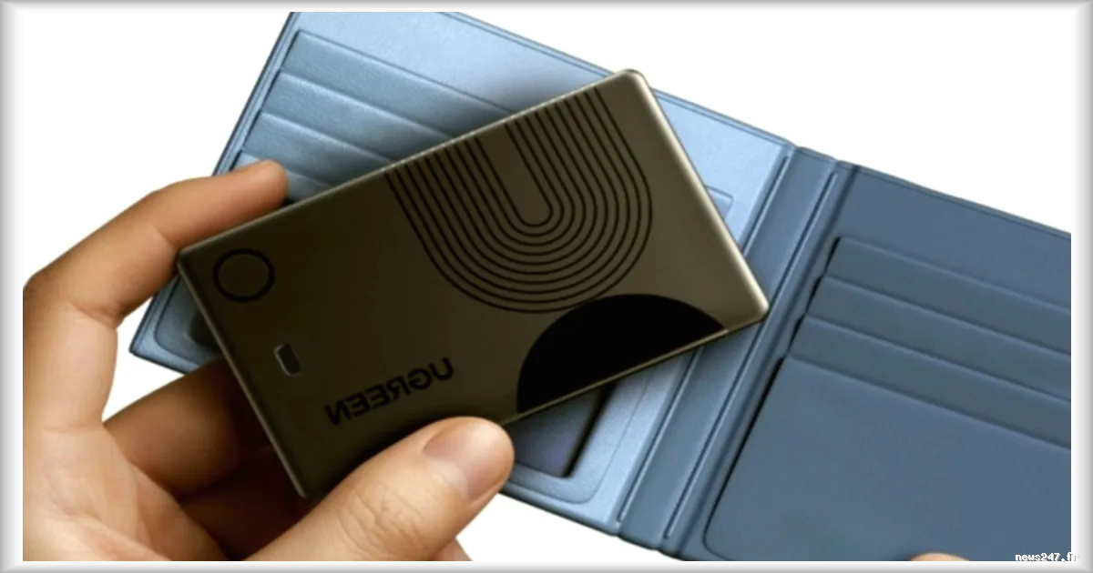 Le traceur GPS Ugreen FineTrack Slim Wallet en promotion à moins de 15€, compatible Apple Find My et avec 7 ans d'autonomie
